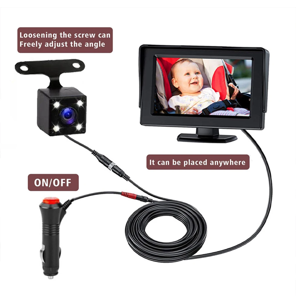 

Universal Wireless Baby Camera IP68 Waterproof Back Seat Infant Camcorder
