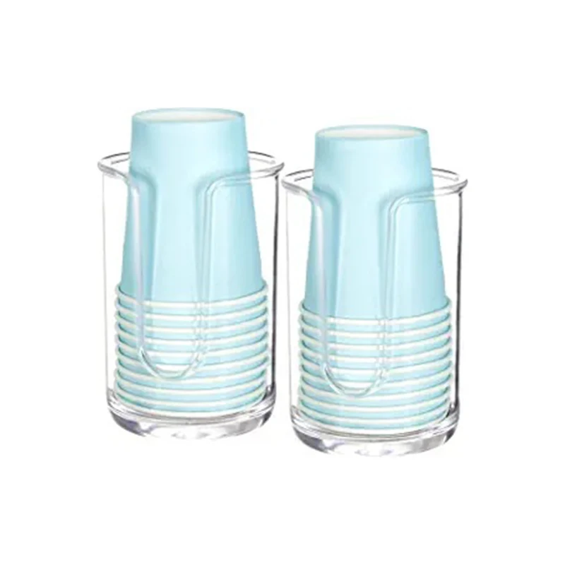 Bathroom Cup Dispenser Paper Dispenser for Vanity Countertop
