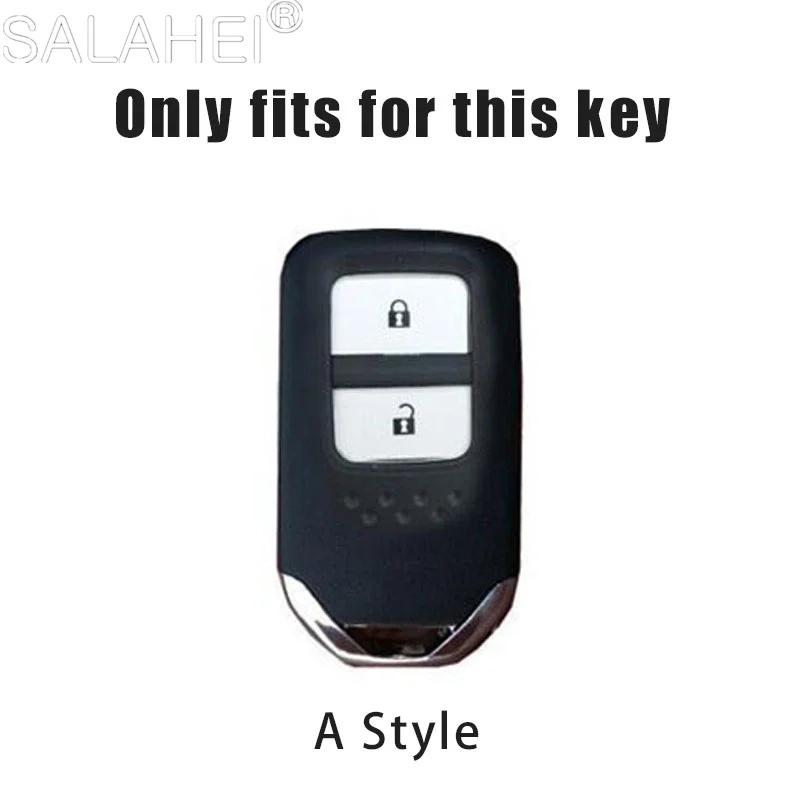 Hand sewing Leather Car Key Cover Case for Honda Vezel city civic Jazz BRV BR-V HRV Fit key case key case cover remote control case cover