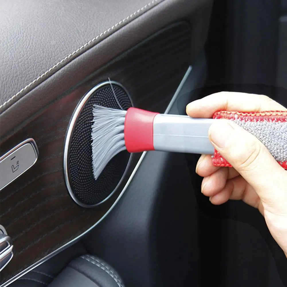 

Car Cleaning Brush Air Conditioner Outlet Dust Removal Car Flexible Cleaning Brush Multi-purpose Interior Accessories X0h6