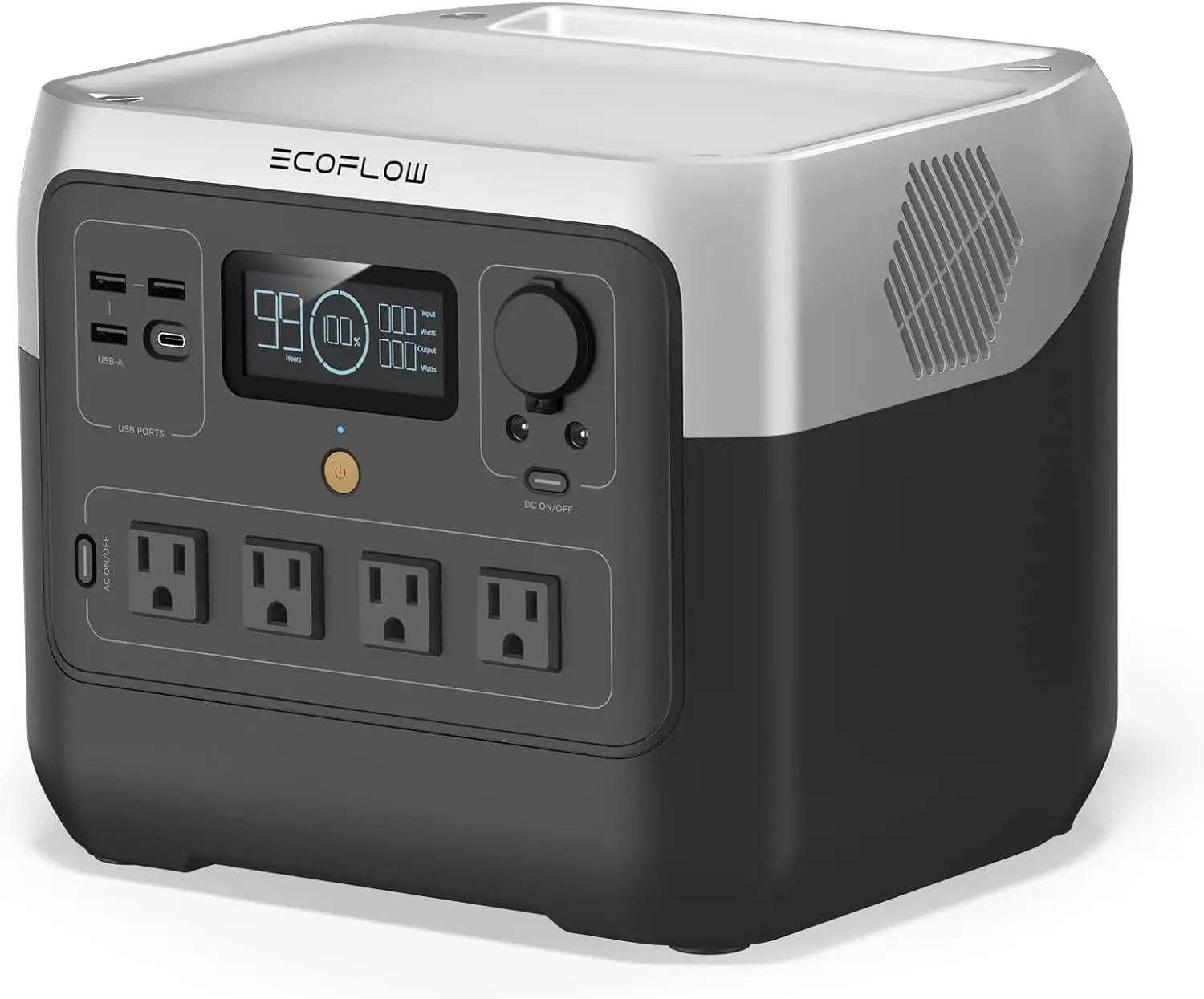 Portable power station 768wh lifepo4 battery 70 min fast charging