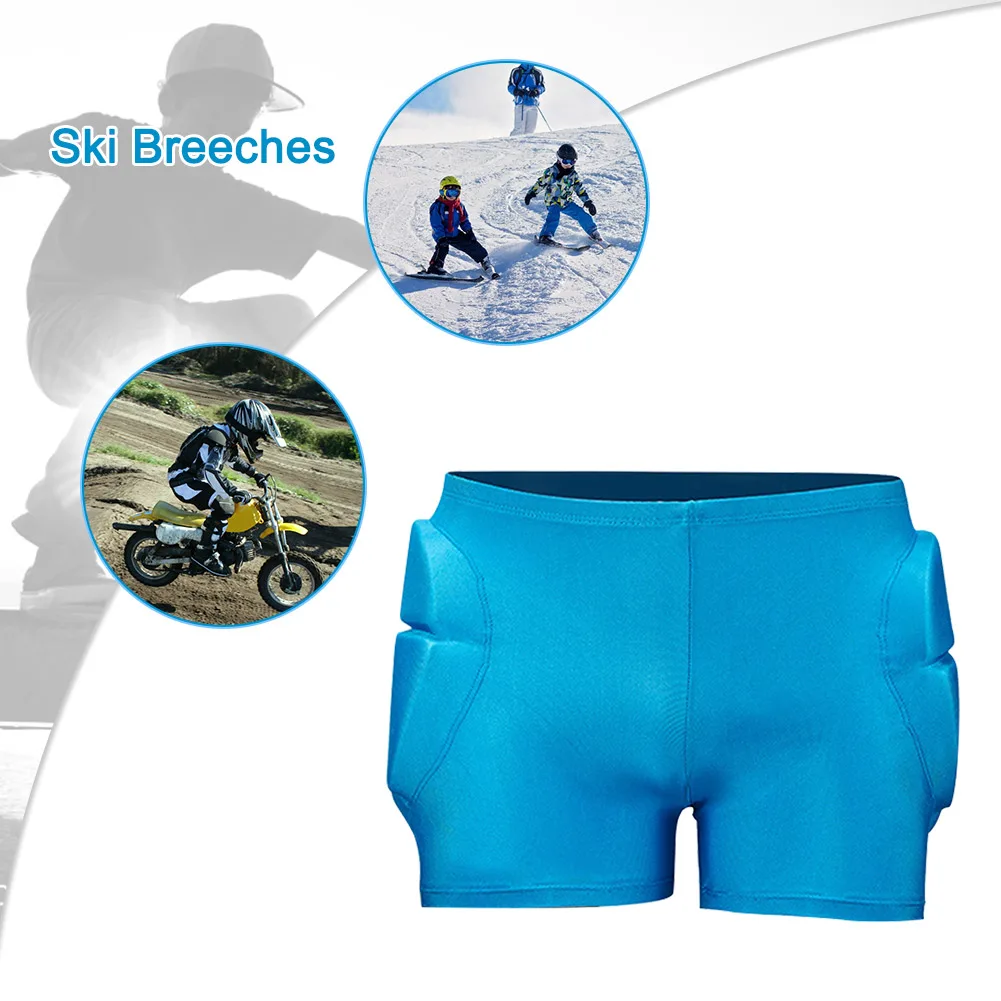 Kids Skating Hips Protector Thick Padded Cushions Compression Skating Shorts Ski Snowboard Sports Protective Mat for Boy Girls protective shorts hip protective pads
