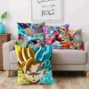 Japanese Anime Dragon Ball Serie Pillow Covers Cartoon Sofa Decorative Home Double-sided Printing Short Plush Cute Cushion Cover 2