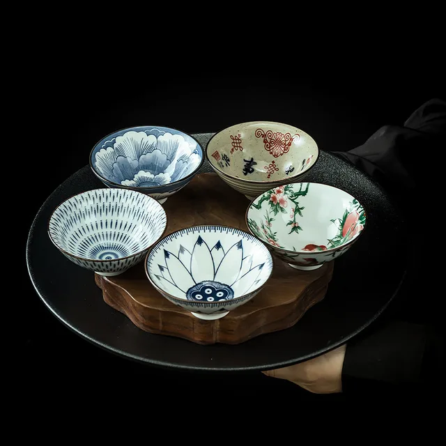 80ml Blue And White Porcelain Cone Teacup Anti Scaling Hand-Painted Ceramic Tea Bowl Travel Meditation Cup Chinese Tea Set