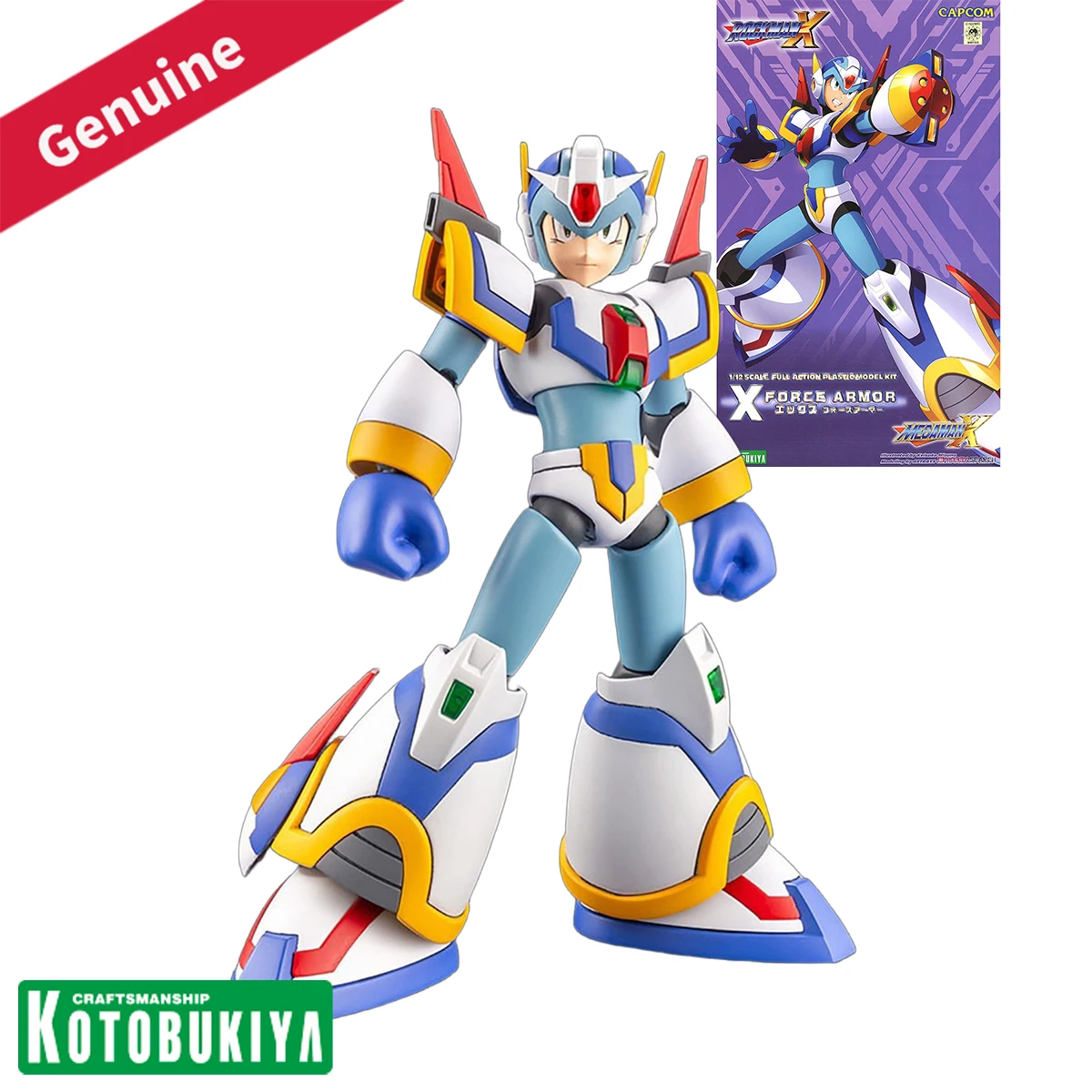 Original Genuine Kotobukiya Model Kits Rockman X4 X Fourth Armor