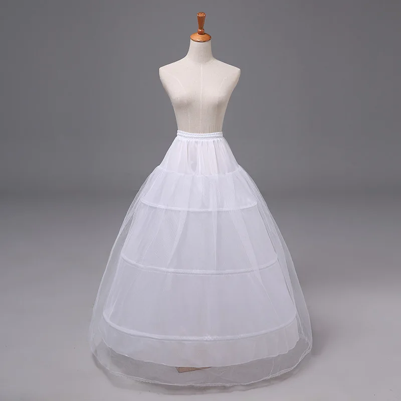 Three Steel Layer Hard Mesh Wedding Dress Formal Dress Bustle Wedding Dress Lining Factory Direct Supply 8805-3