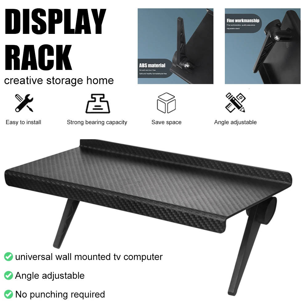 Rack Tv Monitor Organizer Screen Top Storage | Tv Stand Adjustable ...