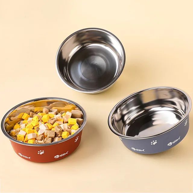 Stainless Steel Metal Dog Bowl BPA Free Premium Pet Dog Food Water Bowl with Nonslip Rubber Bottom Dishwasher Safe Easy to Clean Stainless Steel Metal Dog Bowl BPA Free Premium Pet Dog Food Water Bowl with Nonslip Rubber Bottom Dishwasher Safe Easy to Clean