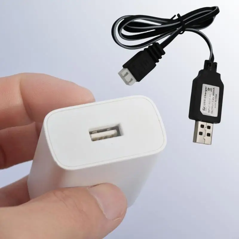 USB Charging Cable 7.4V with Three Pin Connection Extension Port for Lithium Battery Powering Charging Cord