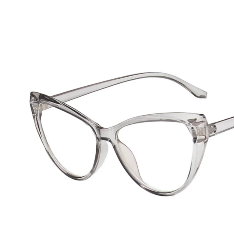 Retra Cat Eye Frame Clear Lens Glasses Simple Myopia Nerd Spectacles Degree -0.5 -1.0 -2.0 -3.0 -4.0 to -6.0 6