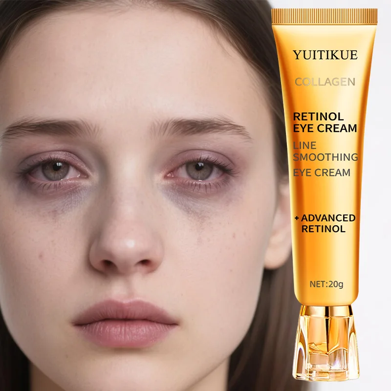 Retinol Eye Cream - Contains Collagen Lightweight texture, deeply moisturizing, firm, non-greasy, easy to apply, suitable for al