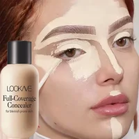Waterproof Liquid Concealer Foundation Cream Lasting Full Coverage Acne Spot Dark Circles Concealer Cream Face Makeup Cosmetic 1