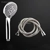 Bathroom Water Heater Bath Hose Shower Head 1.5/2/3 M Stainless Steel Explosion-proof Shower Head Hose Bathroom Accessories 1