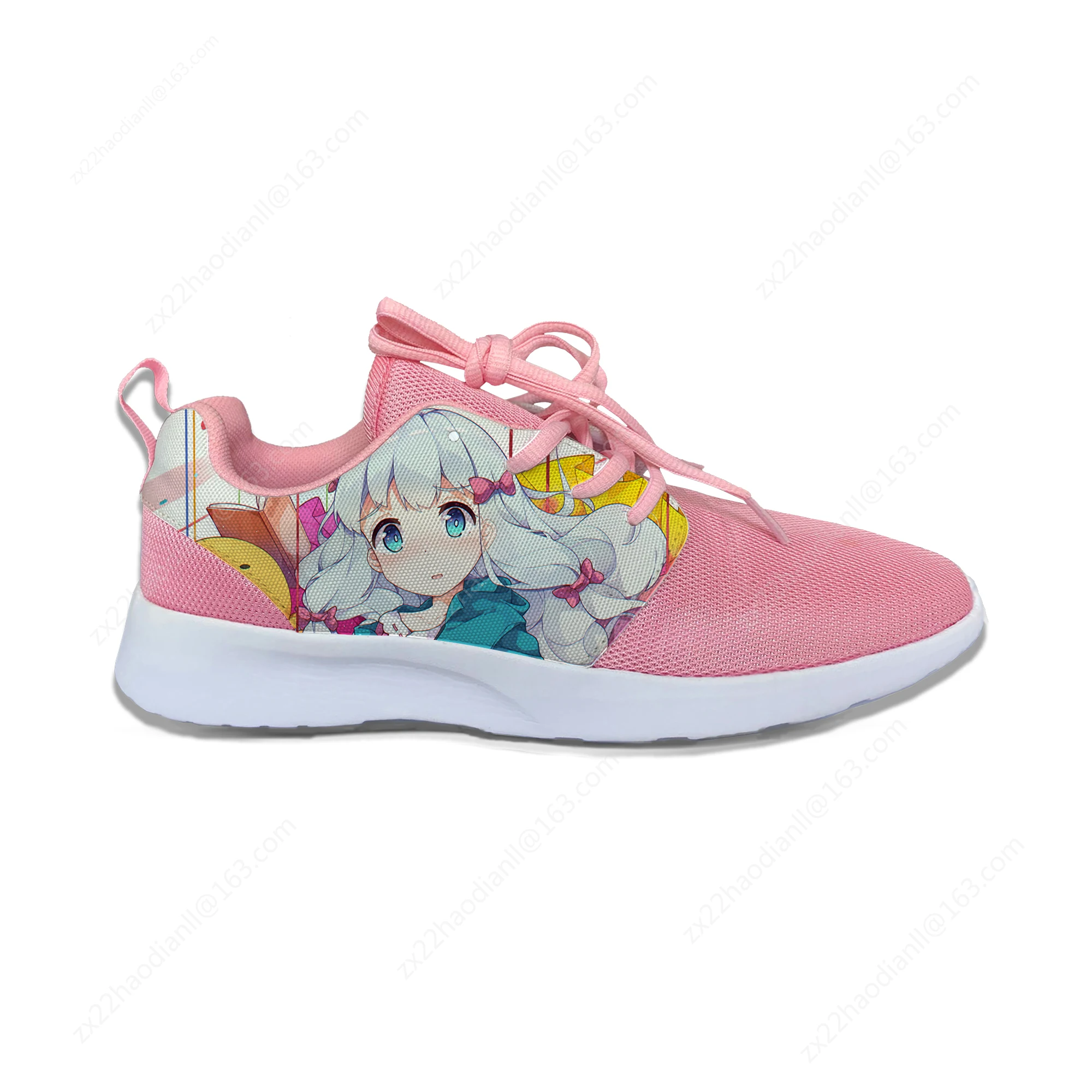 Eromanga Sensei Anime Hot Cute Fashion Sport Running Shoes Lace Up Breathable Lightweight Mesh Sneakers 3D Print For Women