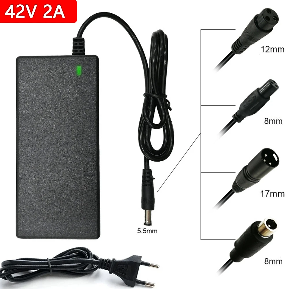 Chargeur 42V 2A Pour Trottinette ENIK Easy White / Black - Neuf