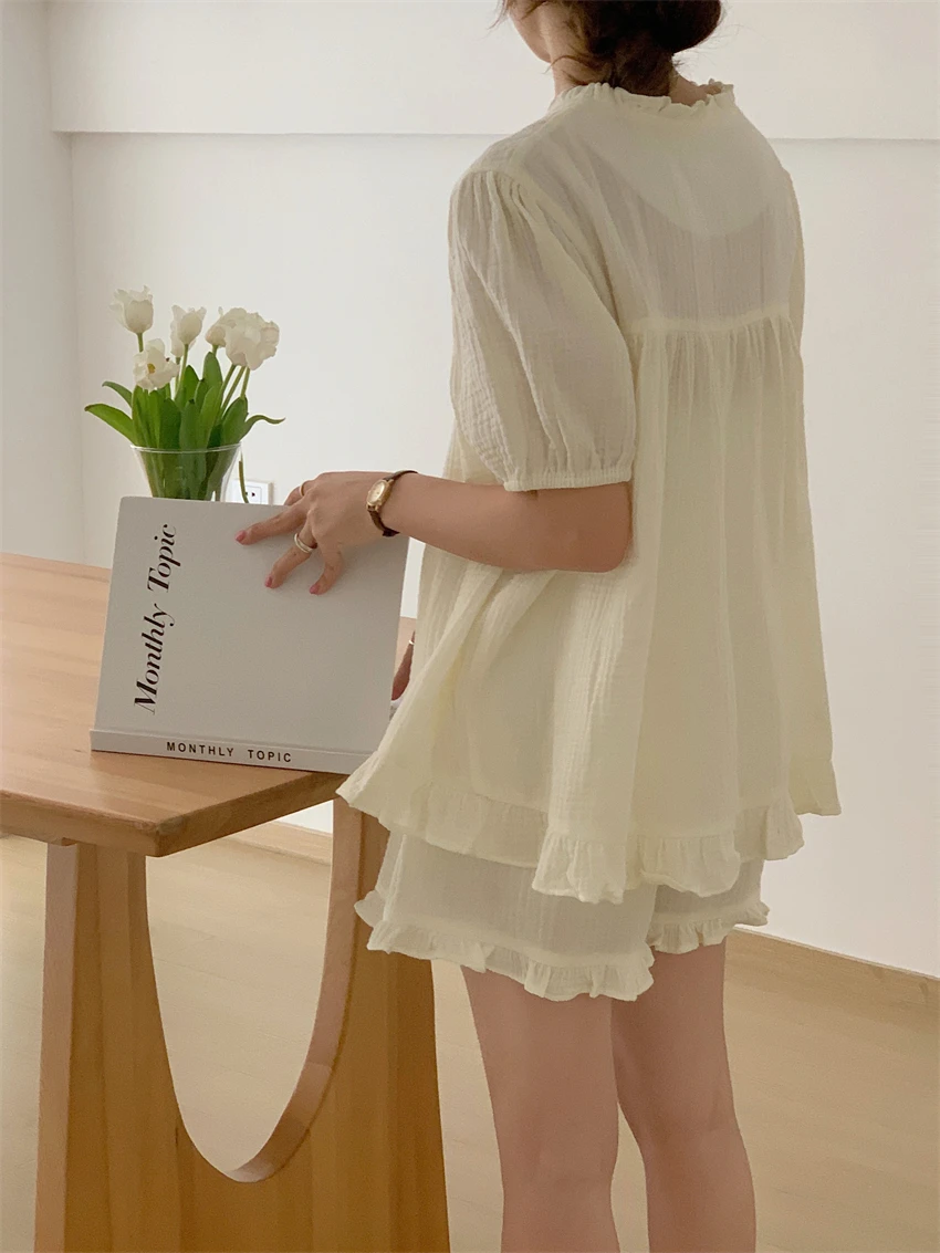 Pajama set for women, homewear, spring, summer, pajamas set, pajamas for women, short-sleeved pajamas, women's Underwear Set, short-sleeved, short-sleeved, pajamas