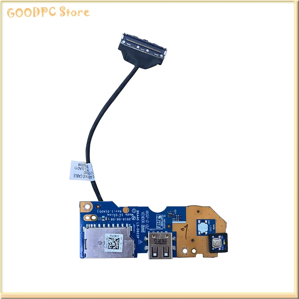 

New Original LS-D823P 8N7VD 08N7VD Laptop Small Board for Dell Inspiron 15 7560 7472 USB USB Switch IO Small Board