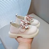 Spring Children's Leather Shoes Embroidery Bowknot Kids Mary Jane Shoes Causal School Thick Bottom Girls Princess Single Shoes 4