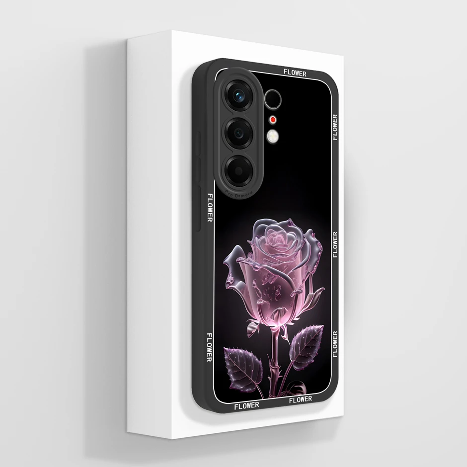Love Heart Flower Shockproof Fashion Protective Case