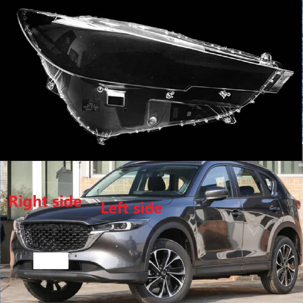 Mazda CX-5 cx5 2022および2023用の車のヘッドライトレンズ,透明