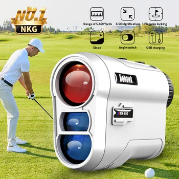 NOHAWK Golf Laser Rangefinder USB Rechargeable with Slope Compensation For Golfer Range Finder Hunting Monocular 3
