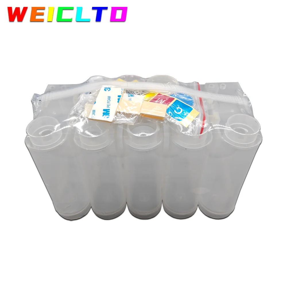5Color 500ML/PC Ciss Tank Epson HP Canon Brother Ricoh Printers