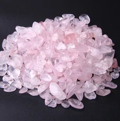 Natural Stones and Crystals for Healing and Home Decoration (Rose quartz)