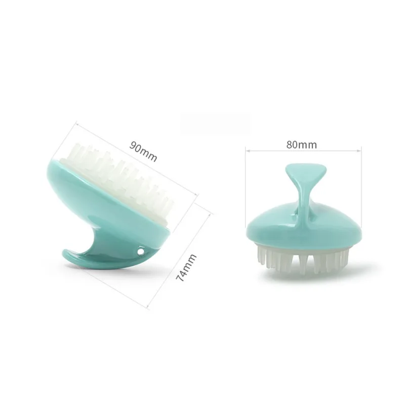 Description Picture 3 of item26 Roots Silicone Hair Shampoo Massage Combs Brush Accessory Elastic Soft With Nail Scalp Protect Wet Dry Use Tools Stress Relax