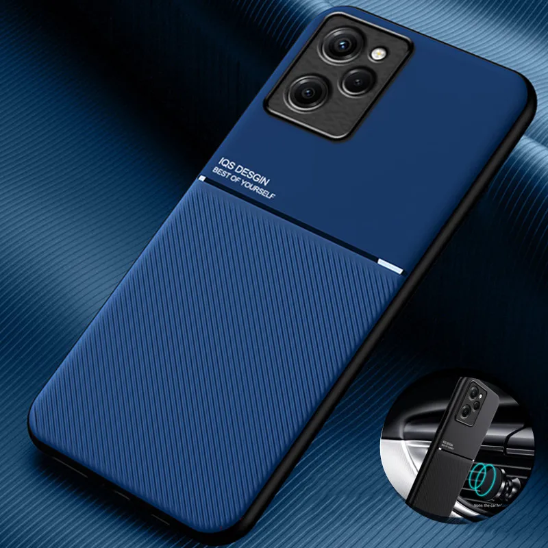 

Магнитный чехол для Xiaomi Poco X5 Pro, автомобильный держатель, чехлы для PocoPhone X5Pro, PocoX5Pro, Poco X5 Pro, мягкая кожаная задняя крышка
