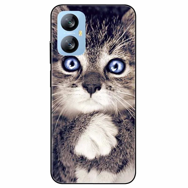 For Blackview A52 Pro Case Phone Cover Shockproof Black Painted TPU Cover for Blackview A52 Pro Silicone Soft Bumper A52Pro Cute phone case,phone protector cover