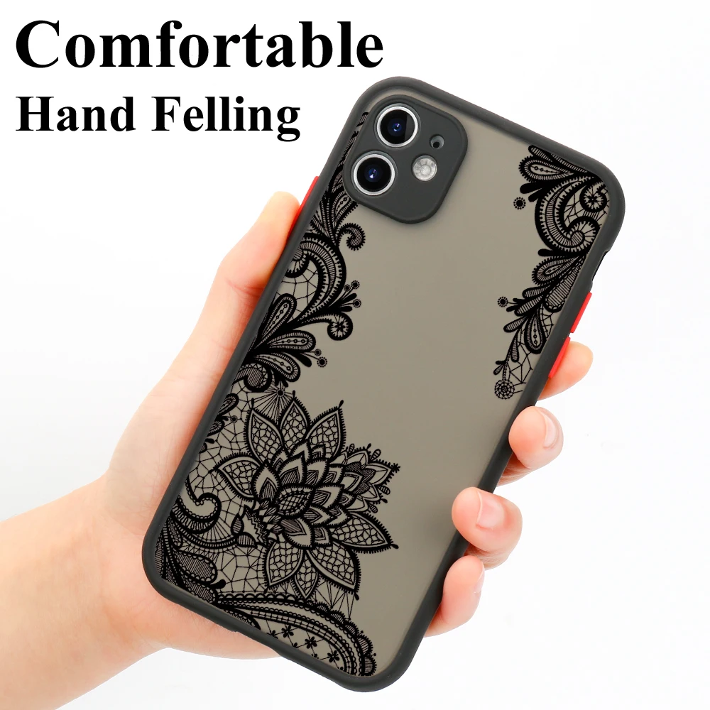 Mandala Design Hard Matte Phone Case Cover