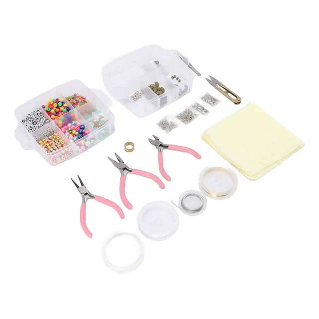 Beading Jewelry Making Kit 3 Layers Jewellery Making Kit Complete Set  Decorations DIY for Adults for Home - AliExpress