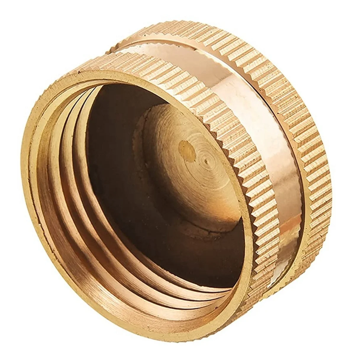 Garden Hose Female End Cap, Brass Spigot Cap with Extra 12 Washers, 3/4 Inch, 4-Pack 5