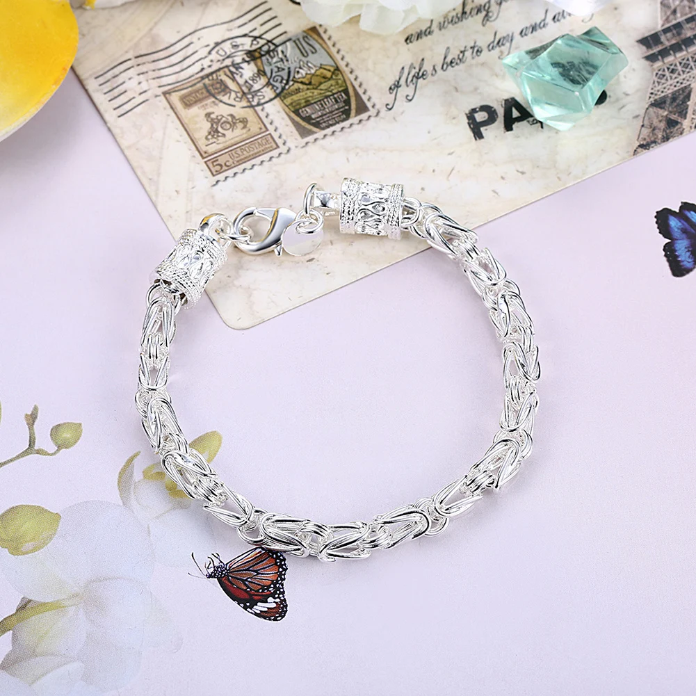 Ensemble De Bijoux En Argent Plaqué - Chaine Longue 41-45 Cm Pour Homme Et Femme