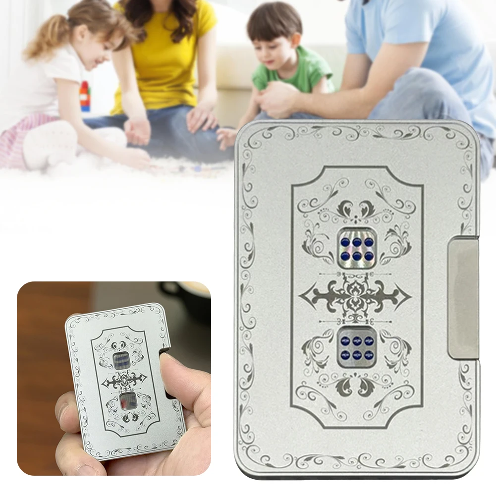 Novelty Mechanical Dices Spinners Game Toys Metal Press Fidgets Present For Friends Family For Anxiety Relief Stress Relief Toy
