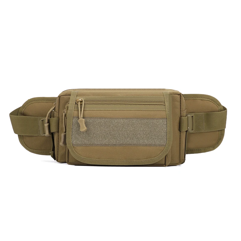 Men's tactical waist bag - adjustable waist hip multi compartment belt bag, suitable for hiking, outdoor exploration, hiking equ