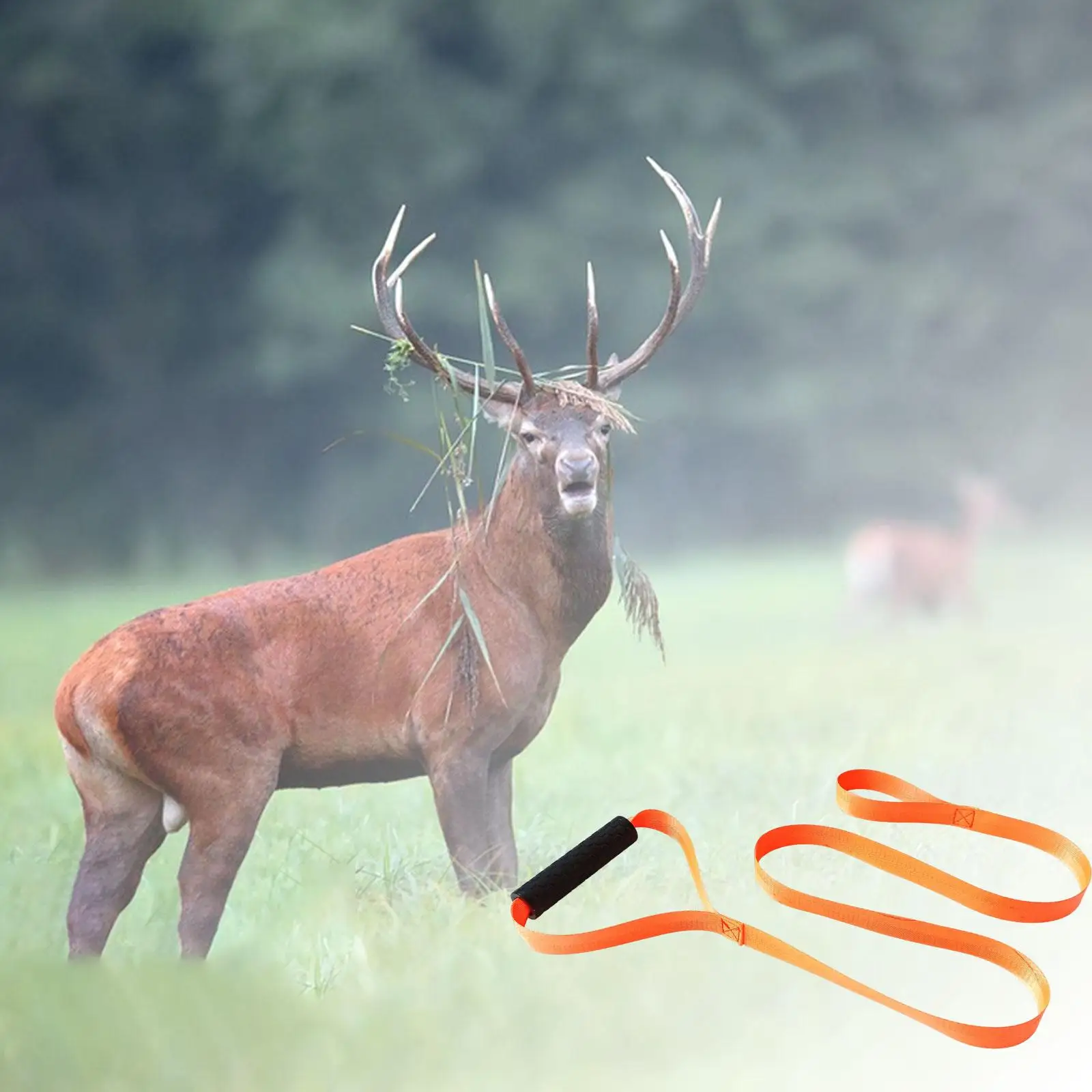 Deer Drag Harness Durable Multifunctional with Comfortable Handle Portable Puller Dragging Pull Rope for Outdoor Equipment Farm