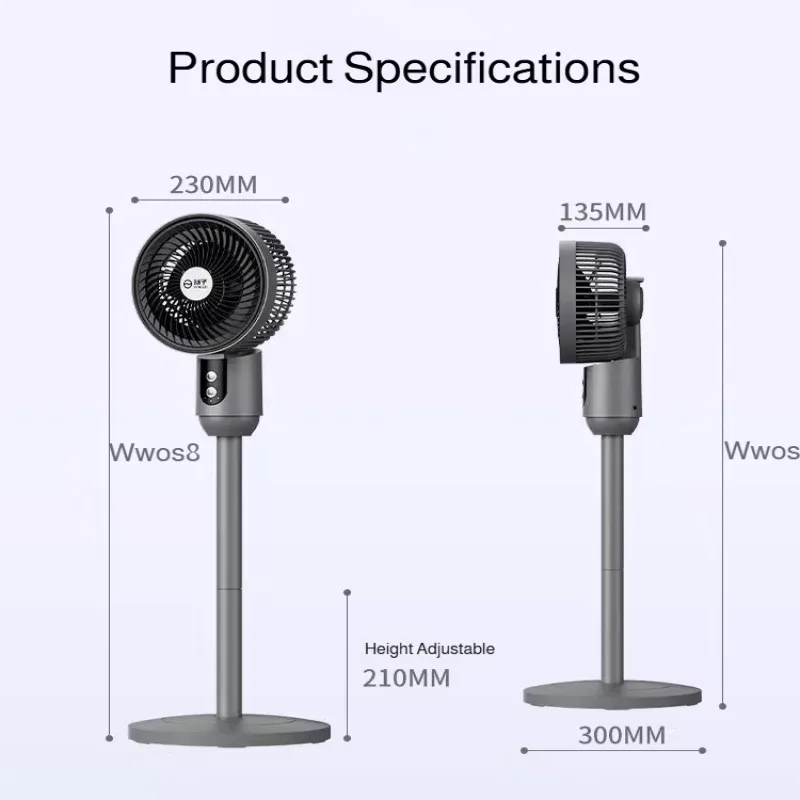 المنزلية منخفضة الضوضاء مروحة ذكية ثلاث سرعات تعدي...