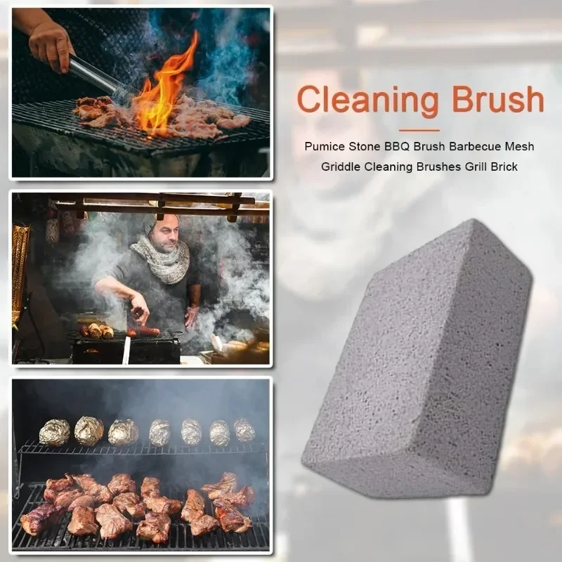 Barbecue Grill Cleaning Brick Grill Foam Glass Cleaning Stone Pumice Stone Brick 10PCS Outdoor Kitchen Tools