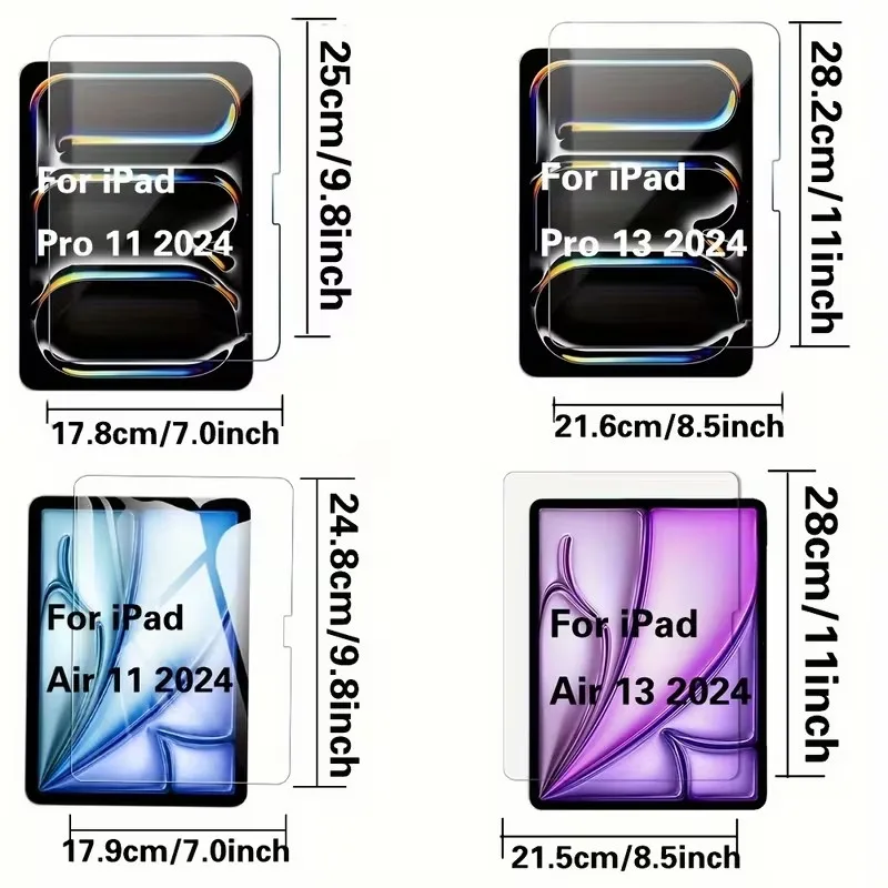 Premium Tempered Glass Screen Protector Set - Pack of 2