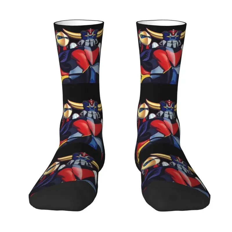 

Fashion Men's Grendizer Goldrake UFO Robot Dress Socks Unisex Comfortable Warm 3D Printed Anime Crew Socks
