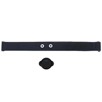 FITCENT Heart Rate Monitor Replacement Chest Strap Compatible for MYZONE MZ-Switch Adjustable Soft Waterproof Belt 2
