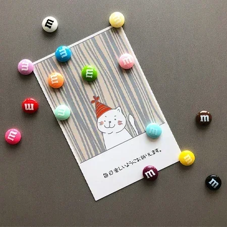 Colorful Candy Fridge Magnets Photo Wall Souvenir Gifts Home Refrigerators Decor Magnetic Sticker Small Gift Convenience Sticker magnetic fridge magnets magnetic sticker magnetic fridge stickers