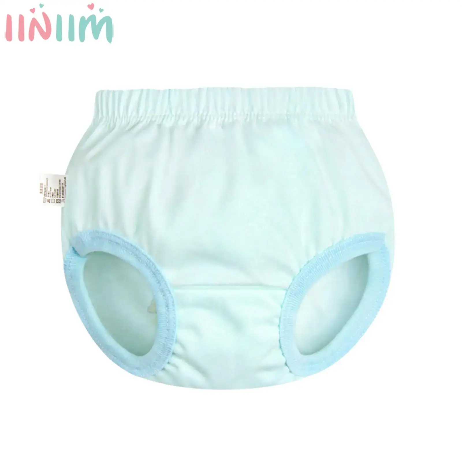 Baby Girls Breathable Training Underpants Cute Cartoon Print Briefs Washable Reusable Diaper Cover Underwear Bread Pants Shorts