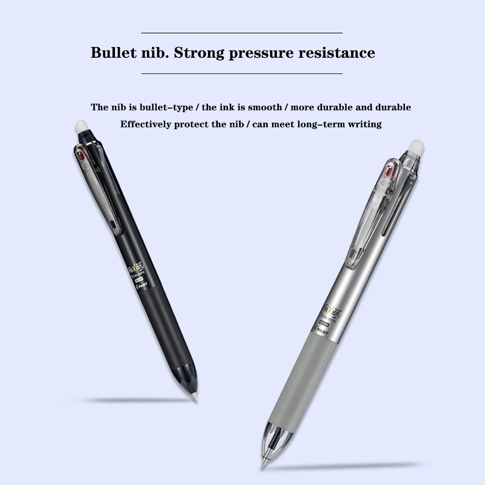 Japan PILOT 3Colors Erasable Pen Multi-function Gel Pen Frixion LKFB-60EF Quick-drying Smooth Stationery 0.5mm School Supplies