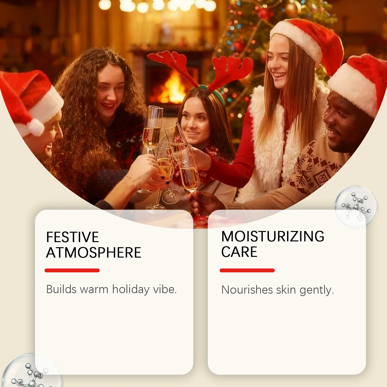 EELHOE Fragrance Essential Oil Set Home Fresh Natural Fragrance Christmas Atmosphere Multi-Purpose Aromatherapy