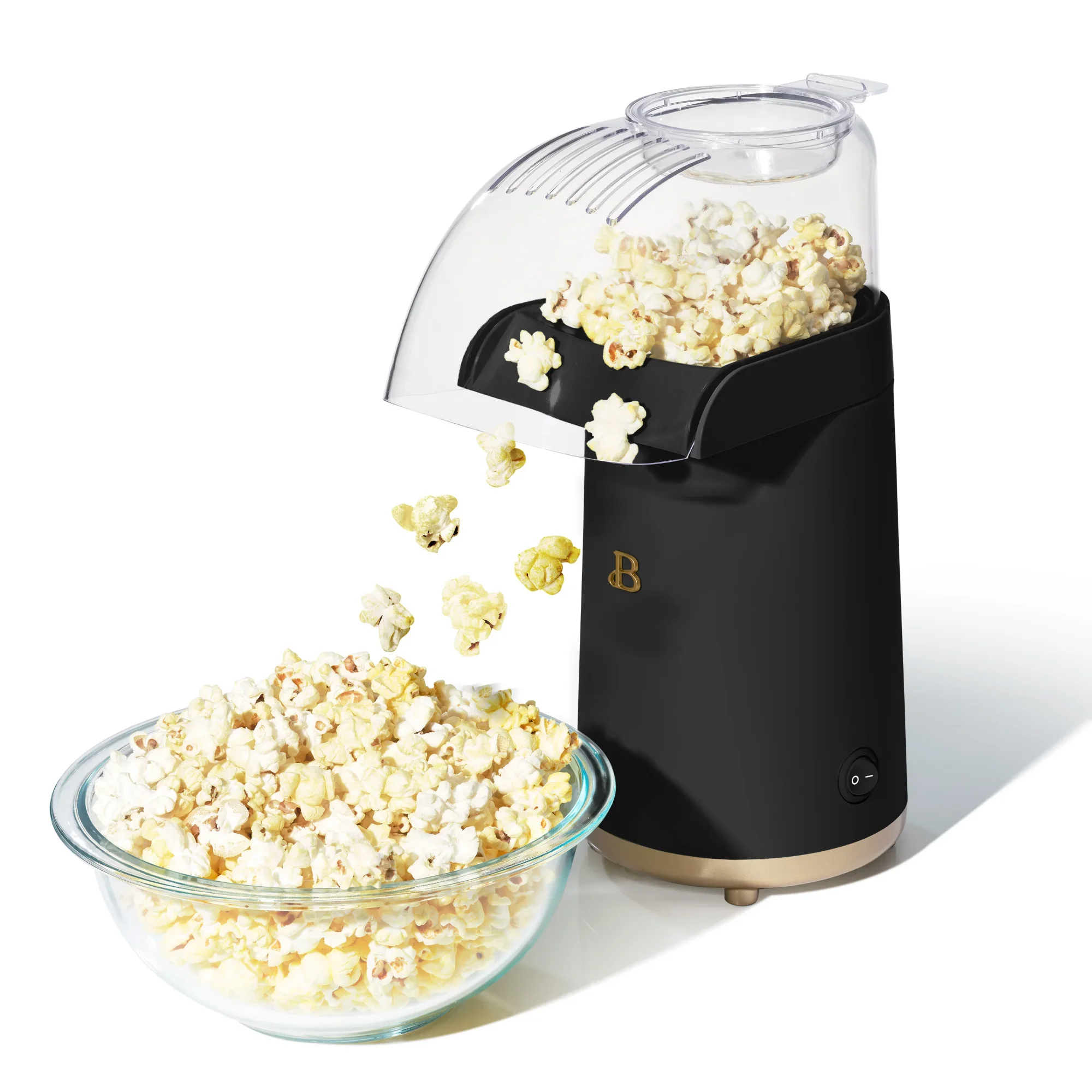 

Superior Cyclonic Air Flow Technology for Faster Popping Popcorn Machine， Hot Air Electric Popper Kernel Corn Maker الة فشار