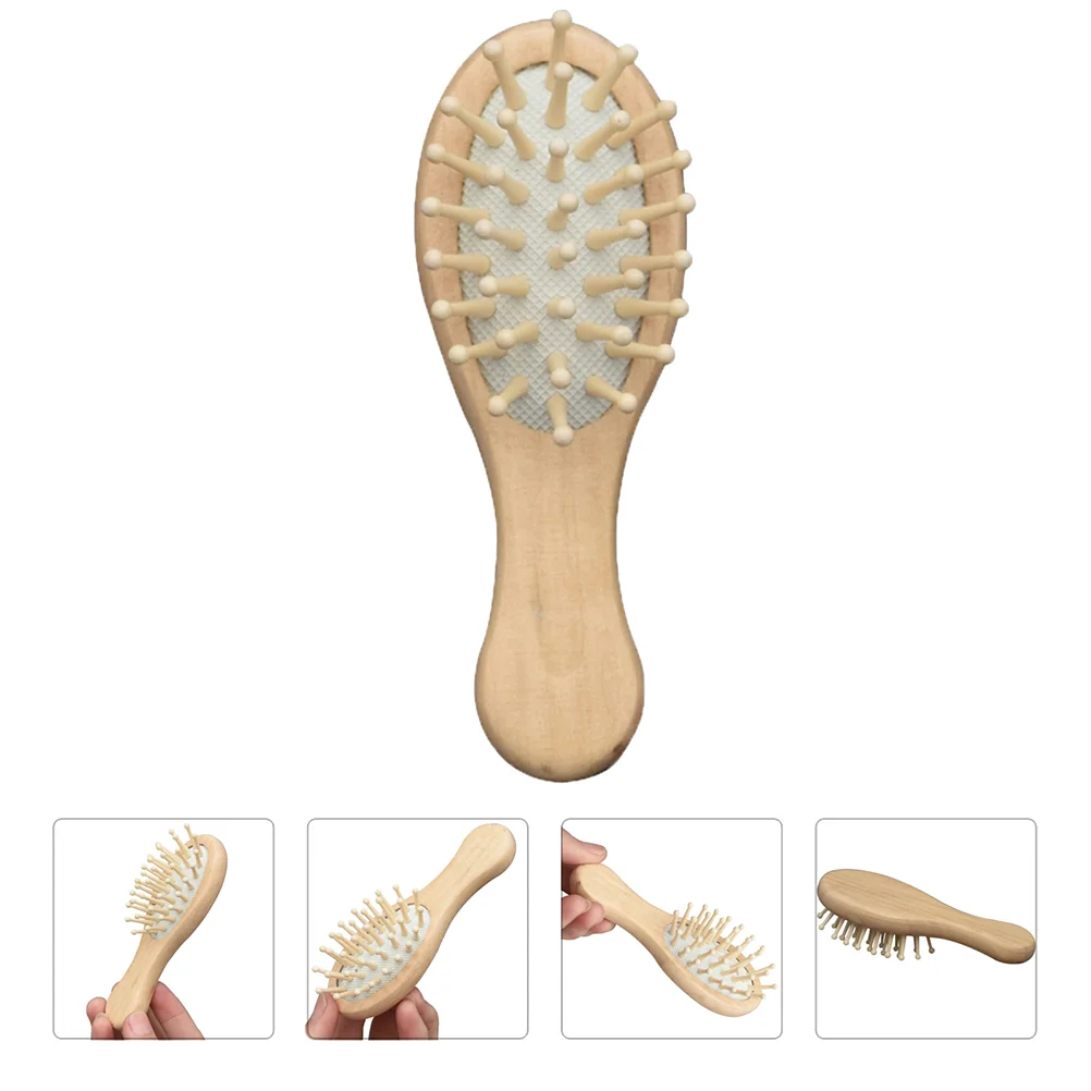 Air Bag Comb Airbag Hairbrush Massage Multipurpose Wood Wooden Combs Cushion Massager Mini