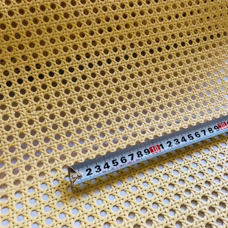 Rattan Cane Weaving Material Rattan Weaving Material 20-700CM Long 40-55CM Wide Plastics Cane Webbing Real PE Decoration Rattan Roll Wall Decor Furniture Repair Material Home Tools