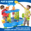 Kids Sand Water Table Children's Beach Toys Outdoor Garden Bunker Set Summer Beach Children DIY Parent-child Interactive Toy 2